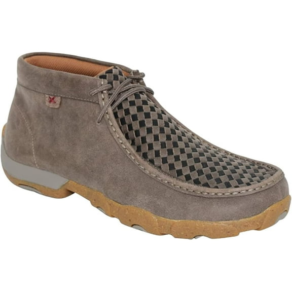 Twisted X Men's Chukka Driving Western Casual Shoes Moc Toe Taupe 13 EE US