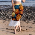 thumbnail image 6 of Basketball Chic Chiffon Beach Dress with Polyester Straps - for Beach Skirts, 6 of 6