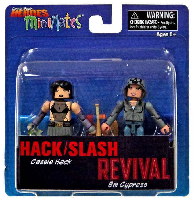 Hack Slash Revival Minimates Cassie Hack Em Cypress Minifigure 2 Pack Walmart Com