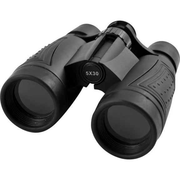 Whetstone 5 x 30 mm Binoculars With Neck Strap and Cleaning Cloth, Black