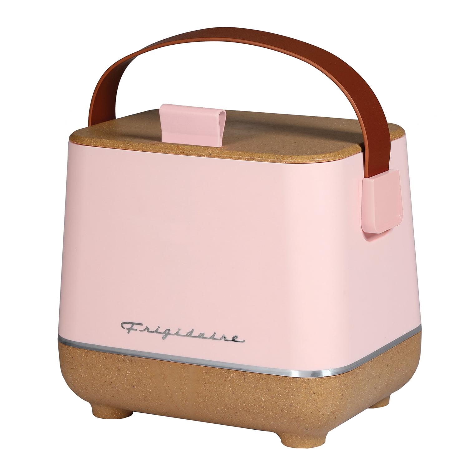 Top-Opening 6-Can Beverage Insulated Fridge/Cooler, Cork (Pink), EFMIS310-PINKPT