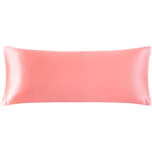 Unique Bargains Satin Body Pillowcases Soft with Zipper Closure 1pc