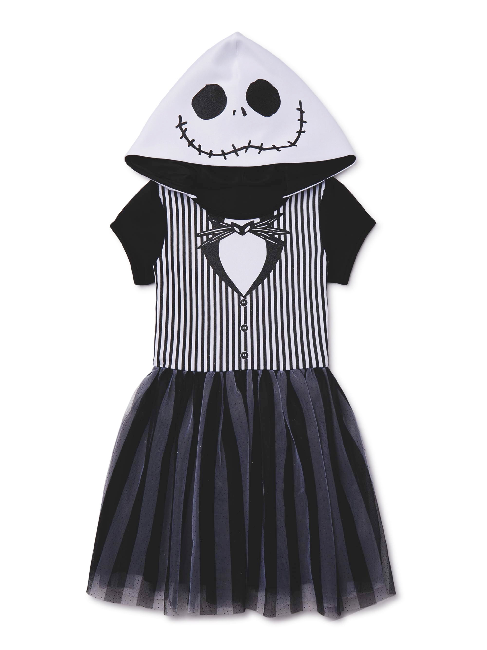 The Nightmare Before Christmas Disney Tim Burton S Nightmare Before Christmas Girls Halloween Cosplay Tutu Dress Sizes 4 16 Walmart Com Walmart Com