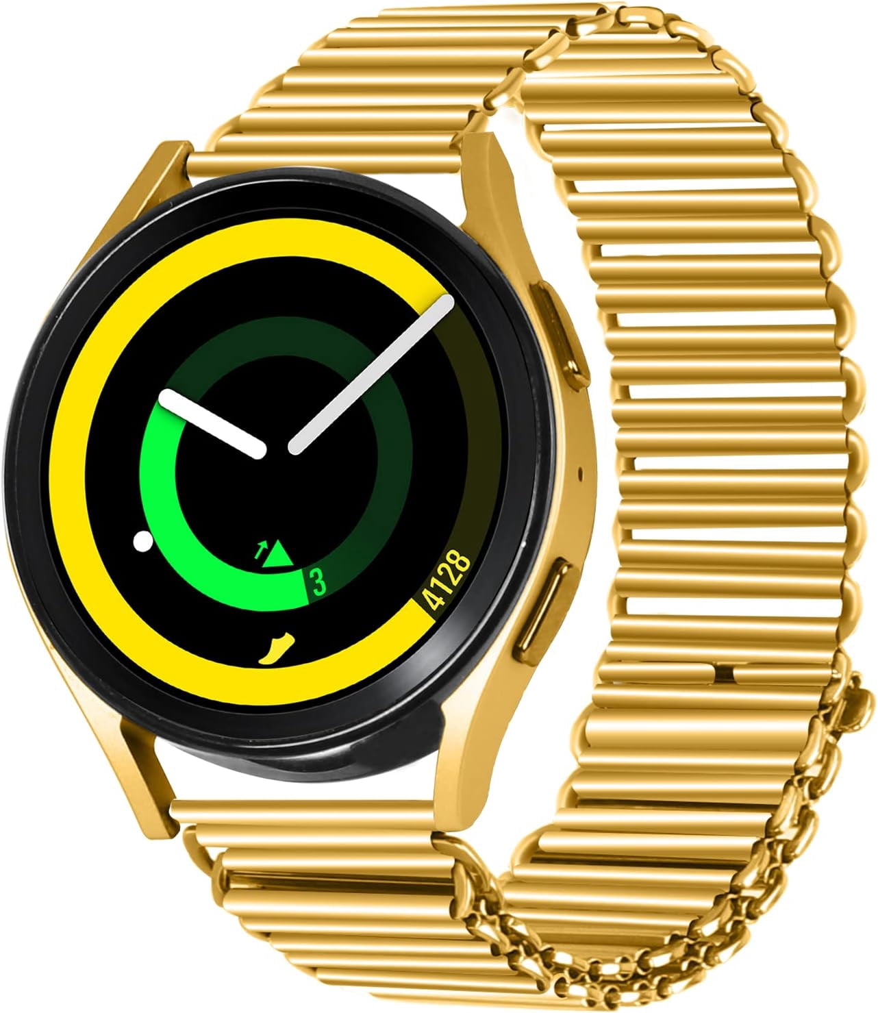 REQO Metal Band Compatible with Amazfit Active 2 Square/1/Bip 3 pro/Bip U pro/Bip S lite/GTS 4 mini/GTS 4 3 2 2e 2mini/GTR 42mm/Pop/Pop pro/Zepp Z Watch, Replacement Wristbands Bracelet  Adjustable