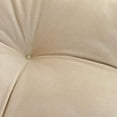 thumbnail image 2 of Namzi Solid Square Seat Chair Pads Non Skid Soft Comfy Plush Dining Room Kitchen Office Chair Cushion with Ties (17" x 17" x 3",Red), 2 of 4