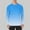 c01Blue, variant on USNSM Mens Plus Size Gradient Printed Shirts UPF 50+ Rash Guard Long Sleeve Sun UV Protection Beach Shirts Pullover T-Shirt Green L