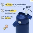 thumbnail image 3 of Hawsaiy 12oz Kids Insulated Water Bottle with Straw Lid, Leak-Proof Stainless Steel BPA-Free Thermos for School Boys and Girls, 3 of 8