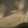 thumbnail image 4 of Qingyeji Freshwater Pearl Ring for Women in 14K Yellow Gold Plate for Anniversary Wedding, Size 6, 4 of 7