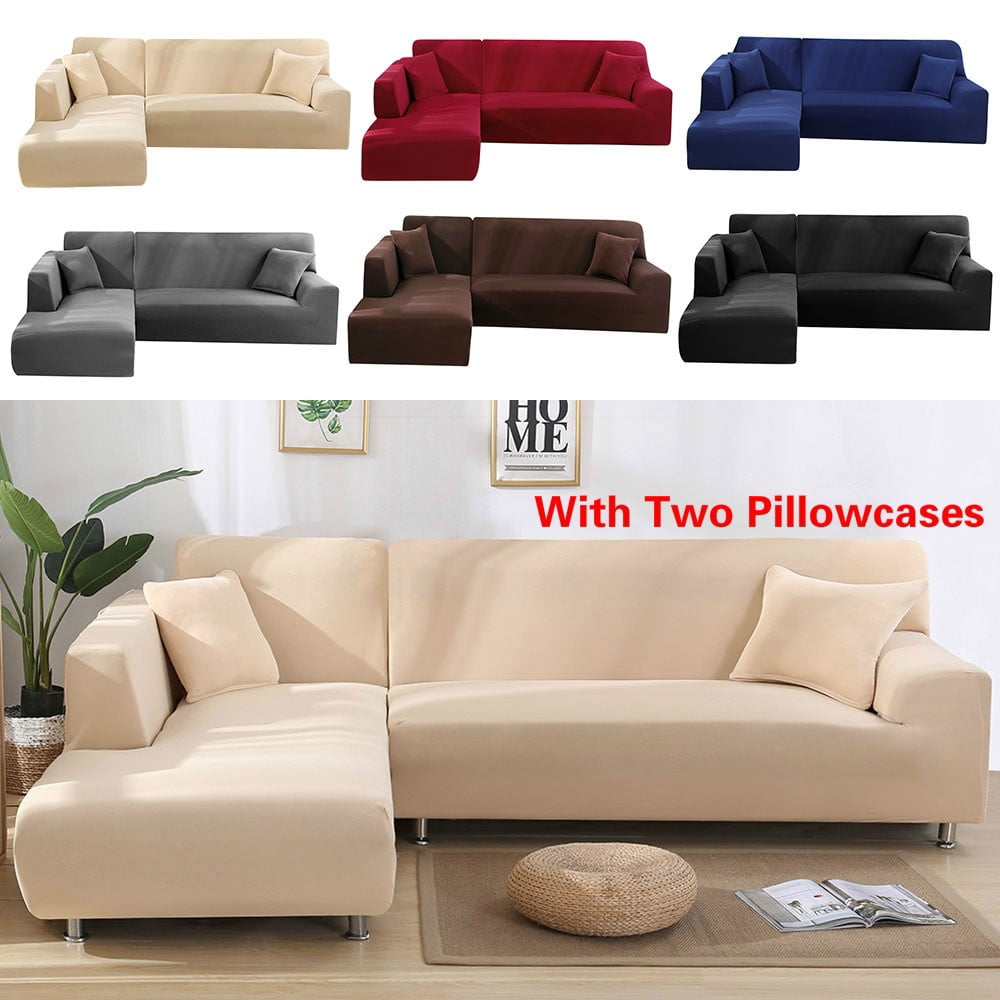 Party Celebration-3 Living Room L Shape Couch Cover/ Corner Shape Sofa Cover/ Spandex Slipcover/ Stretch Corner Sofa Cover for Home SALE