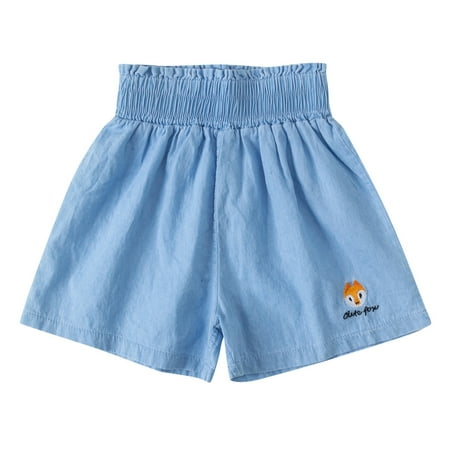 

Qufokar Girls Athletic Clothes Kids Under Dress Shorts Toddler Kids Girls Boys Elastic Waist Casual Shorts Pants Clothes 6Y