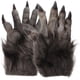 thumbnail image 2 of FELTECHELECTR 1 par de guantes de látex con forma de garra de lobo para Halloween, accesorios de cosplay, bromas, fiestas de disfraces (gris), 2 of 7