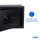 thumbnail image 5 of Caja Fuerte Biométrica Mediana STYRKA Caja de Seguridad Con Huella y Pin Numérico Color Negro, 5 of 8