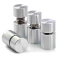 thumbnail image 1 of 0.75 x 0.75 in. Anodized Barrels, Bright Aluminum, 1 of 1
