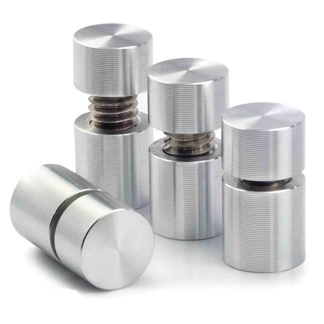 0.75 x 0.75 in. Anodized Barrels, Bright Aluminum