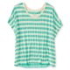 thumbnail image 1 of Aeropostale playera recortada con gráfico de rayas para mujer, verde, extra pequeña Aeropostale Camiseta gráfica, 1 of 2