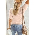 thumbnail image 1 of ABPHQTO Camiseta de mujer rosa COWBOY slim-fit manga corta, 1 of 5