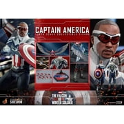 Marvel Movie Masterpiece Captain America Collectible Figure (Falcon and The Winter Solider)