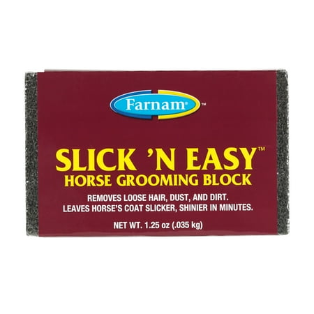 Farnam Slick 'N Easy Horse Grooming Block one size