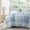00 - Blue (No Comforter), variant on Duvet Cover Queen Size - Modern Boho Geometry Floral Duvet Cover Set with Zipper Closure, 3 Pieces Hazel Bedding Set with 8 Corner Ties and 2 Pillow Shams -(90"x90")