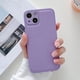 thumbnail image 3 of Funda de teléfono de silicona de cuero sintético de color sólido de lujo para iPhone 11 12 13 14 15 16 Pro MAX X XR XS SE 7 8Plus cubierta blanca, marrón y rosa, 3 of 5
