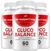 Gluco Balance Capsules – GlucoBalance Natural Blend Glycogen Support, 3 Pack, 180 Capsules