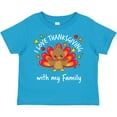 thumbnail image 3 of Inktastic I Love Thanksgiving with My Family-happy Turkey Boys or Girls Toddler T-Shirt, 3 of 5
