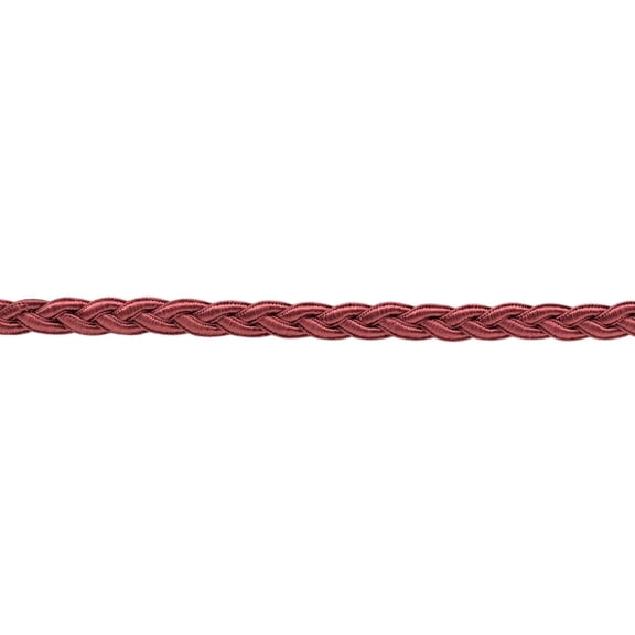 1/2" (1cm) Elegant Solid Flat Gimp Braid Trim # 0050SGB, Dust Red #K33 (Light Dusty Red) Sold By The Yard (36"/3 ft/0.9m)