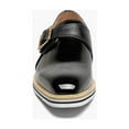 thumbnail image 6 of Stacy Adams Bartram Plain Toe Monk Strap Patent Shoes Black 25724-001, 6 of 7