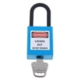 thumbnail image 1 of Candado de bloqueo de seguridad DYNWAVEMX llaves iguales 83 mm Azul, 1 of 8