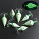 thumbnail image 2 of 7 Uds. De anzuelos luminosos de calamar, 12 agujas, Kit de plantillas de calamar, plantilla de manga de sepia fluorescente, señuelos de pulpo, cebos de pesca duros, 2 of 5