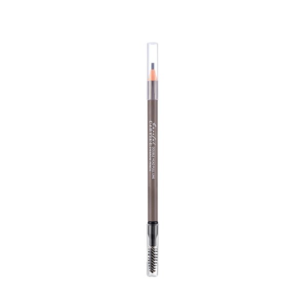 GlamEssence Crayon à Sourcils Double Tête Extrêmement Fin et Naturel Sourcils Sauvages Imperméable Résistant à la Sueur Longue Tenue Ne s'Étale Pas Facilement Convivial pour Débutants