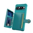 thumbnail image 2 of ELEHOLD Wallet Case for Google Pixel 10 /10 Pro,  Shockproof Credit Card Slot PU Leather Case Support Magnetic Car Mount Flip Stand Cover for Google Pixel 10 /10 Pro,Green, 2 of 6