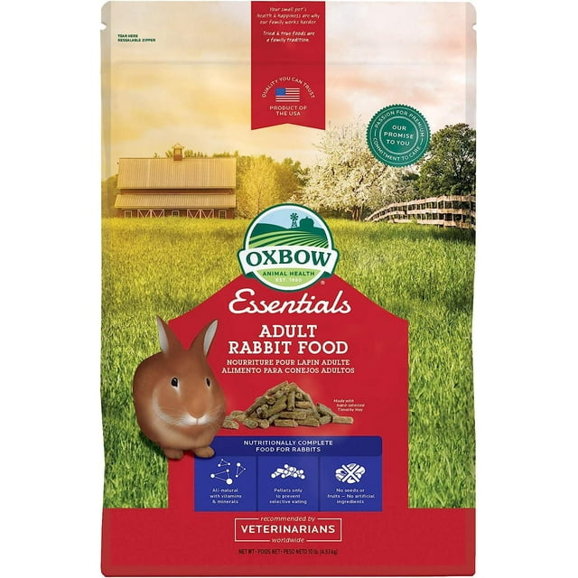OxBow Essentials Adult Rabbit Food, 10lb