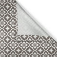 thumbnail image 6 of Ambesonne Vintage Valance & Curtain, Oriental Floral Design, 55"x36", White and Taupe, 6 of 6