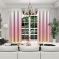 thumbnail image 5 of Lfeey Blackout Curtains for Living Room/Bedroom, Room Darkening Grommet Drapes, Light Pink, 42x72 inches, Set of 2, 5 of 6