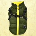 thumbnail image 1 of Medium/Large Dog Jacket With Wool Lining Warm Winter Pet Coat Waterproof French Bulldog Clothes Solid Color Labrador Vest ShopWise Round, 1 of 9