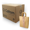 thumbnail image 3 of Bolsa de papel kraft (120 piezas) Caltom  Grande con asa, 3 of 4