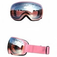 thumbnail image 3 of Outchoo Ski Goggles, Anti-Fog Snowboard Goggles for Men & Women, UV Protection (Pink), 3 of 4