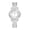 Silver, variant on Women's Analog Quartz Watch: Rhinestone Decorated Wristwatch with Roman Numeral Scale and Stainless Steel Strap - Christmas Gift