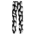 thumbnail image 4 of Womens Pajama Pants Halloween Bat Ghost Print Stretch Elastic Waist Casual Pjs Bottoms, 4 of 5