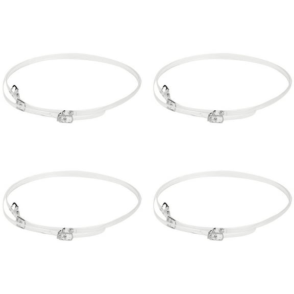 Masteelf  4 Pairs High Heels Laces Shoelaces Without Ties Sneakers Accessories Woman Miss