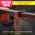thumbnail image 4 of Cejilla para guitarra folk, Cejilla para guitarra de aleación de zinc, Cejilla para guitarra, Afinador de guitarra, Diseño de primera clase, 4 of 9