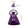 thumbnail image 2 of PiGOGI Christmas Goose Costume Cloak Set Witch Hat Cape Outfit Glitter Fabric for Garden Lawn Goose Statue Holiday Yard Decorative (Goose Not Included), 2 of 7