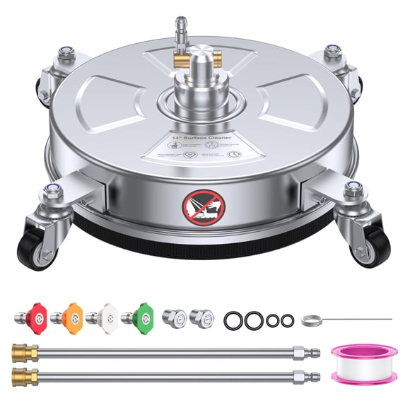 Limpiador de superficies para lavadora a presión RURRBOOB 14 4500 PSI