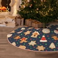 thumbnail image 5 of Sikiie Holiday Gingerbreads Christmas Tree Skirt, Christmas Tree Decorations, Christmas Decor, Tree Mat Decoration(30-48IN)-48", 5 of 6