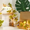 thumbnail image 2 of Flores artificiales leyfeng Hojas verdes 2.2M Vine String Light 25 Lámpara Perlas Constante Brillante Blanco cálido, 2 of 8