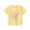 Yellow, variant on SGFCWSX Girls Short Sleeve T-Shirt, Kids Cotton Graphic Print Summer Breathable Top, Casual Everyday Wear Yellow Size 5-6 Years