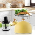 thumbnail image 2 of Bouilloire à Thé Sifflante Rétro 2,5l en Acier Inoxydable pour Cuisinière, 2 of 3