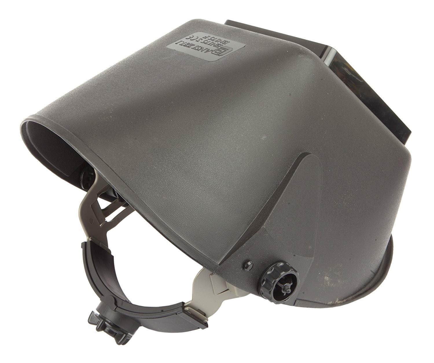 Forney Industries Welding Helmet Bandit II Fixed Shade 10 - Black - 5-1/4 x 4-1/2 In — Residential Use, Standard Application