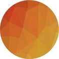 thumbnail image 1 of Ahgly Company Tapis Rond Lavable en Machine Intérieur Transitionnel Rouge Écarlate, 5 Pieds Rond, 1 of 7